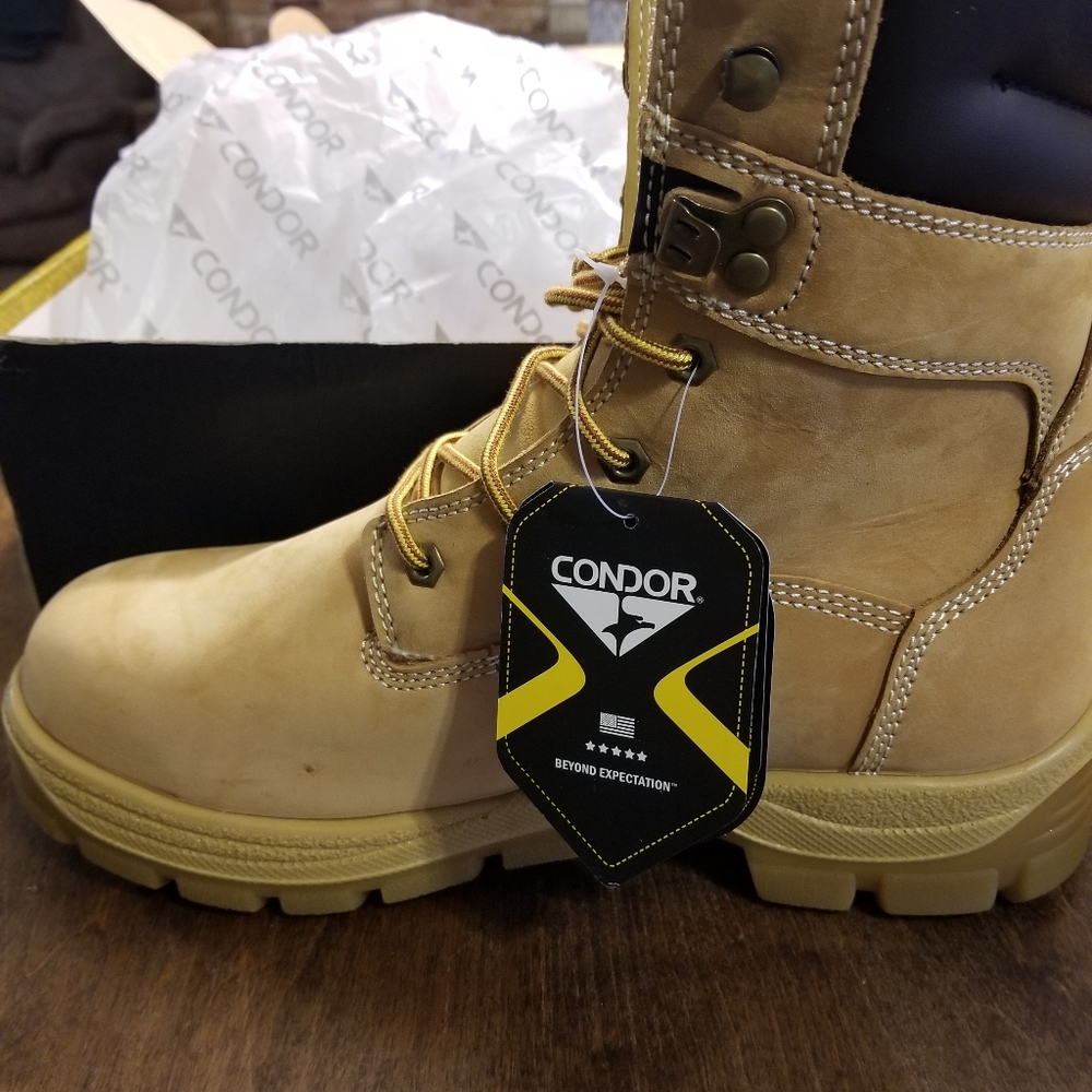 NWT  steel toe work boots